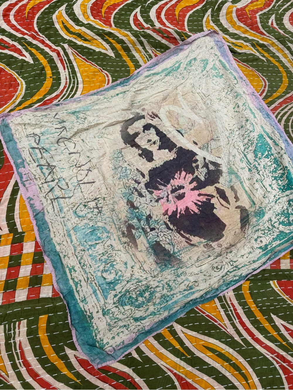 Magnolia Pearl Ave Maria Scarf NWT